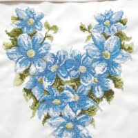 вишивка хрестиком на вишивальній машині Рікома